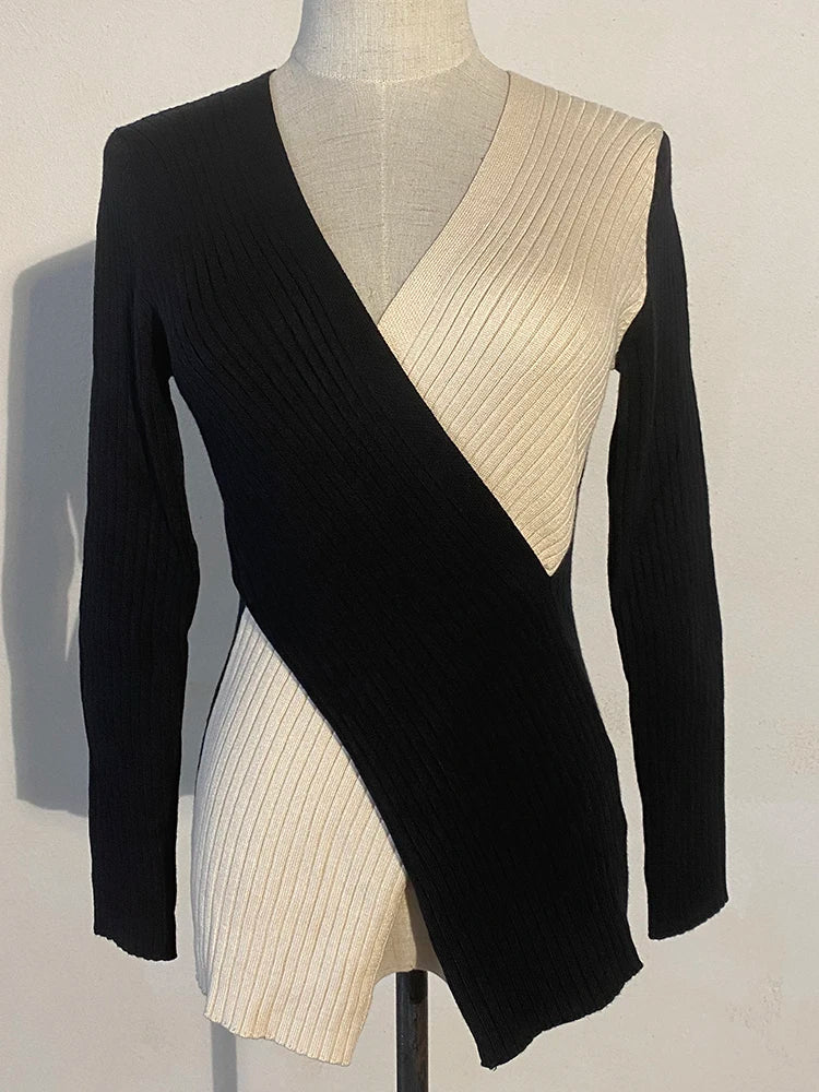 Marigold Shadows Sweaters Ambrey Crossbody Sweater