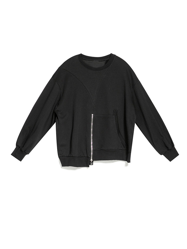 Marigold Shadows Sweatshirts Shoma Split Zipper Sweatshirt
