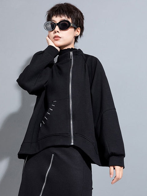 Marigold Shadows Sweatshirts Stitche Pocket Sweatshirt