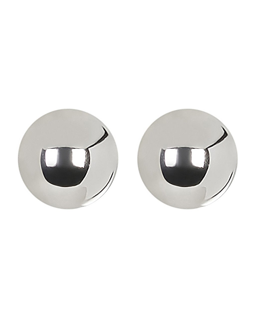 Sterling Forever 10mm Sterling Silver Bead Earrings by Sterling Forever