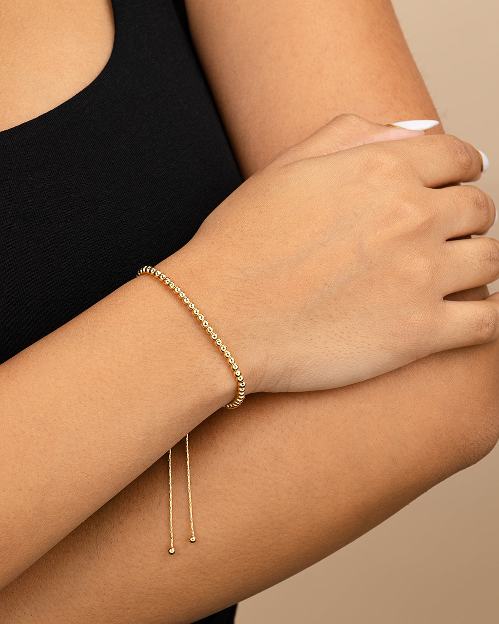 Sterling Forever Beaded Slider Bracelet by Sterling Forever