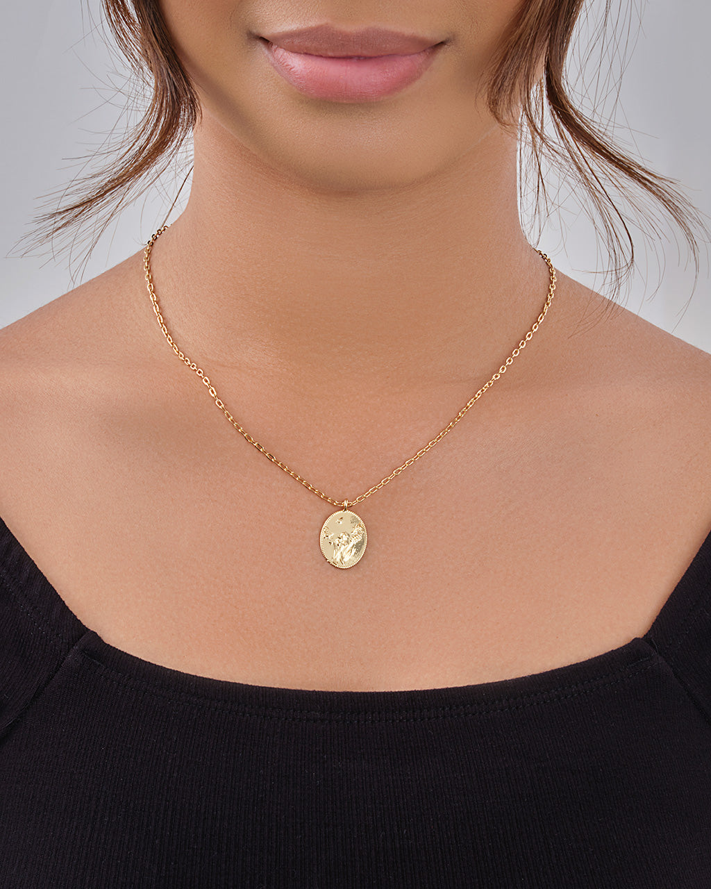 Sterling Forever Engraved Garden Pendant by Sterling Forever