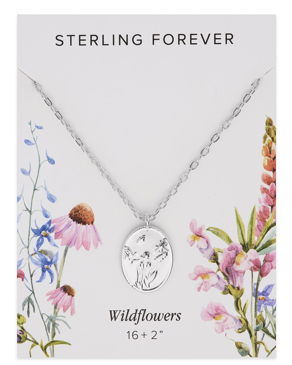 Sterling Forever Engraved Garden Pendant by Sterling Forever