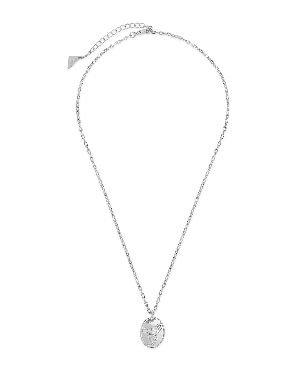 Sterling Forever Engraved Garden Pendant by Sterling Forever