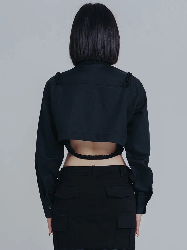 Darley Cropped Harness Blouse