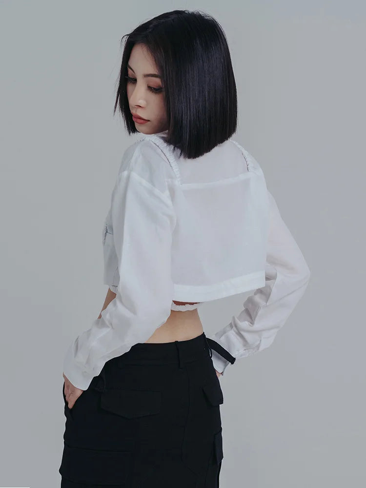 Darley Cropped Harness Blouse