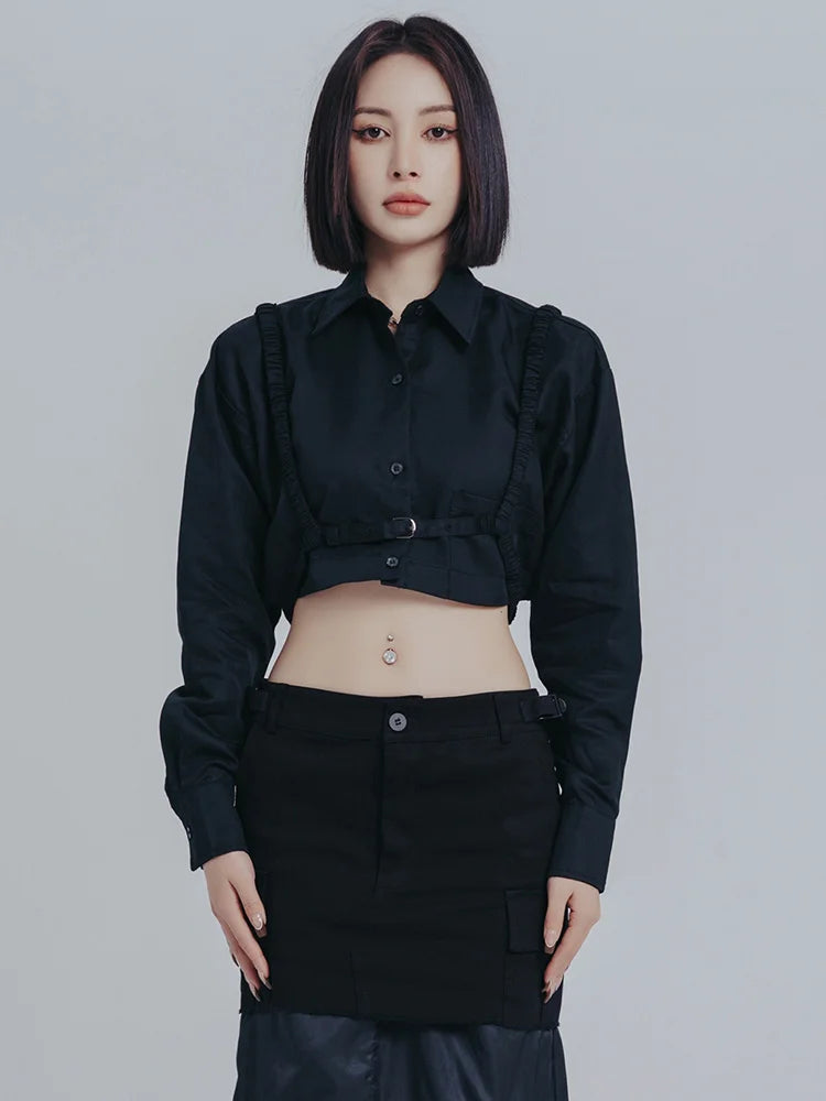 Darley Cropped Harness Blouse