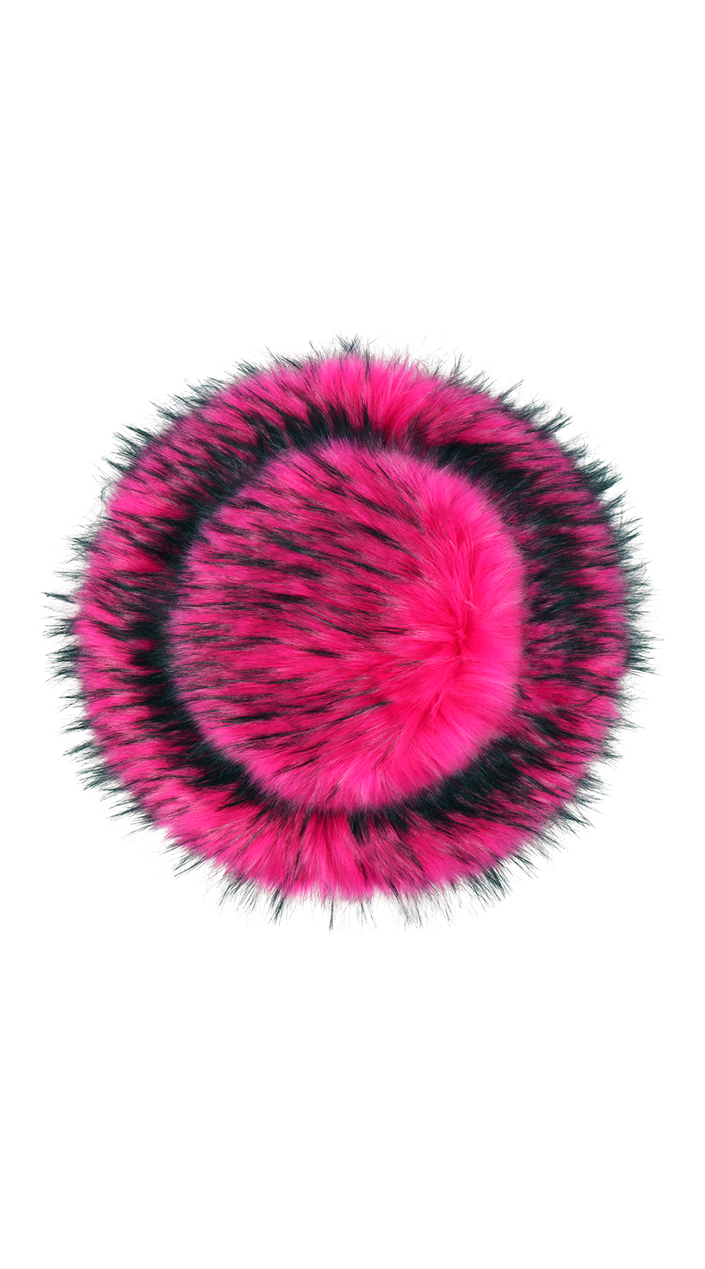 FURRY BUCKET HOT PINK