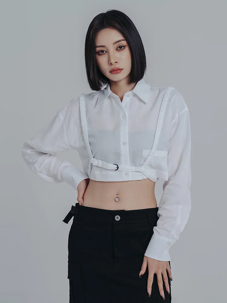 Darley Cropped Harness Blouse