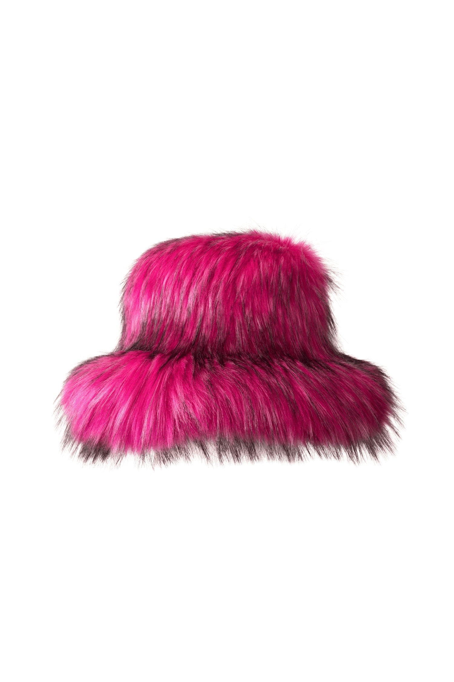 FURRY BUCKET HOT PINK