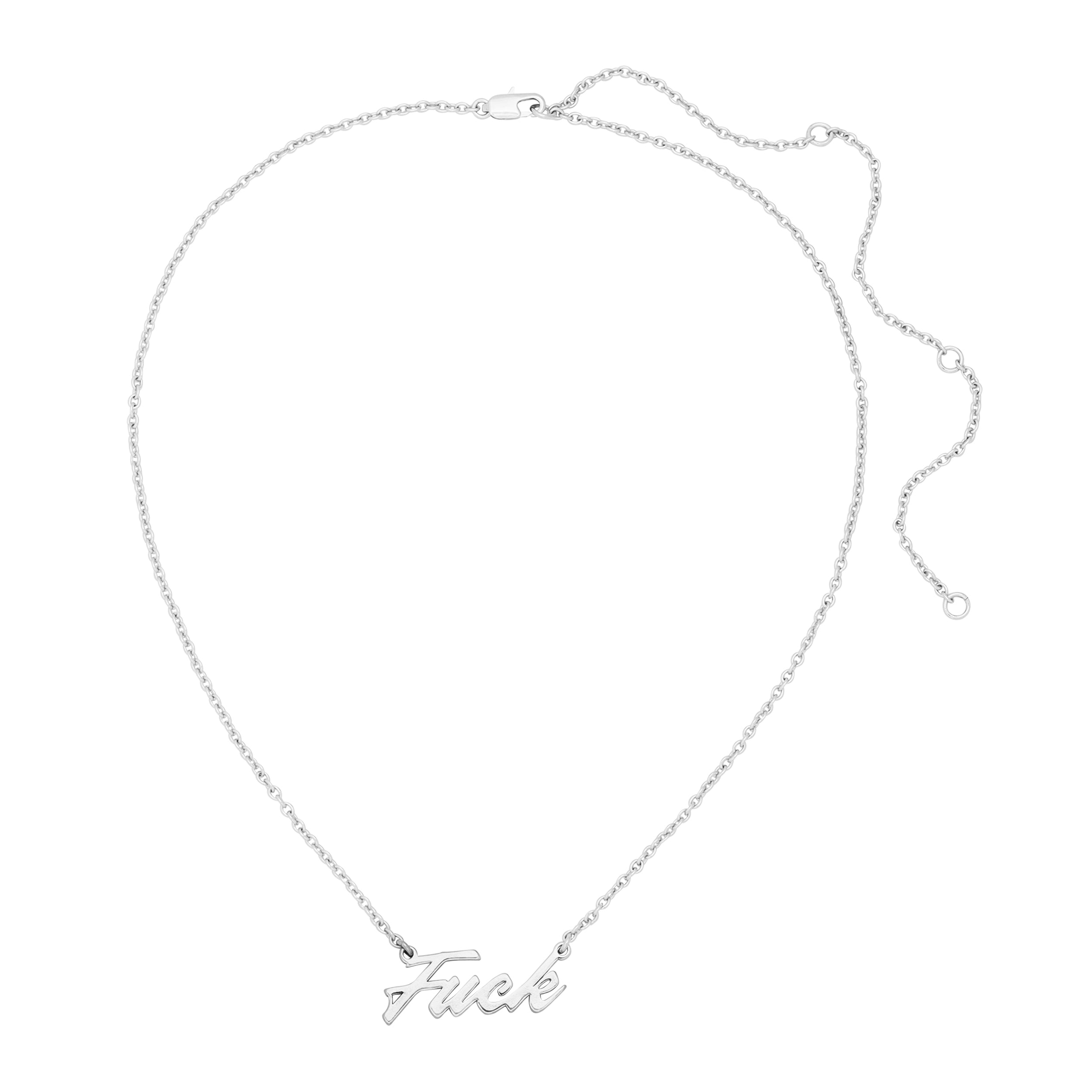 eklexic F*** Necklace by eklexic