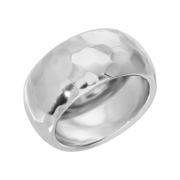 eklexic Hammered Domed Ring by eklexic