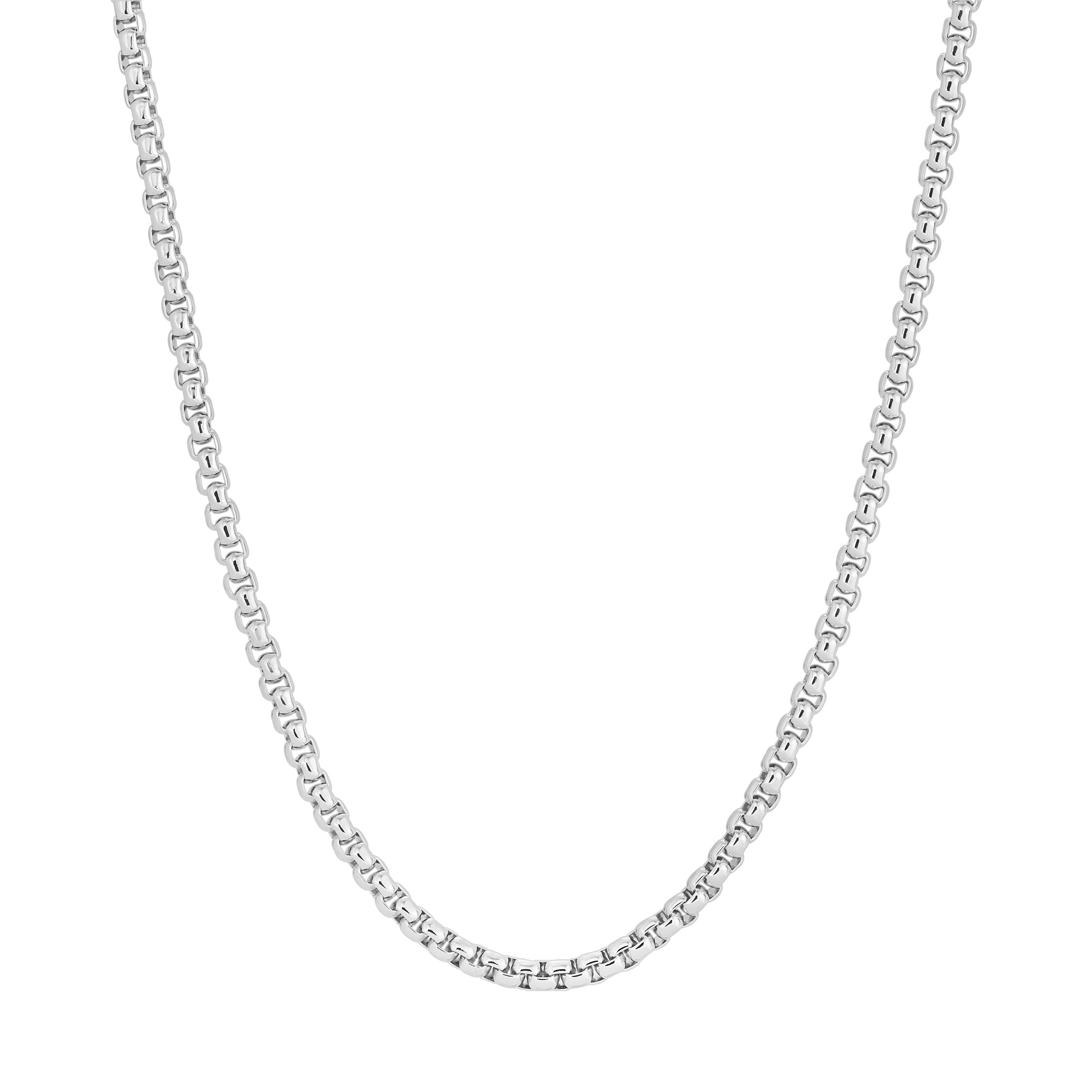 eklexic Thin Luciana Box Chain Necklace by eklexic