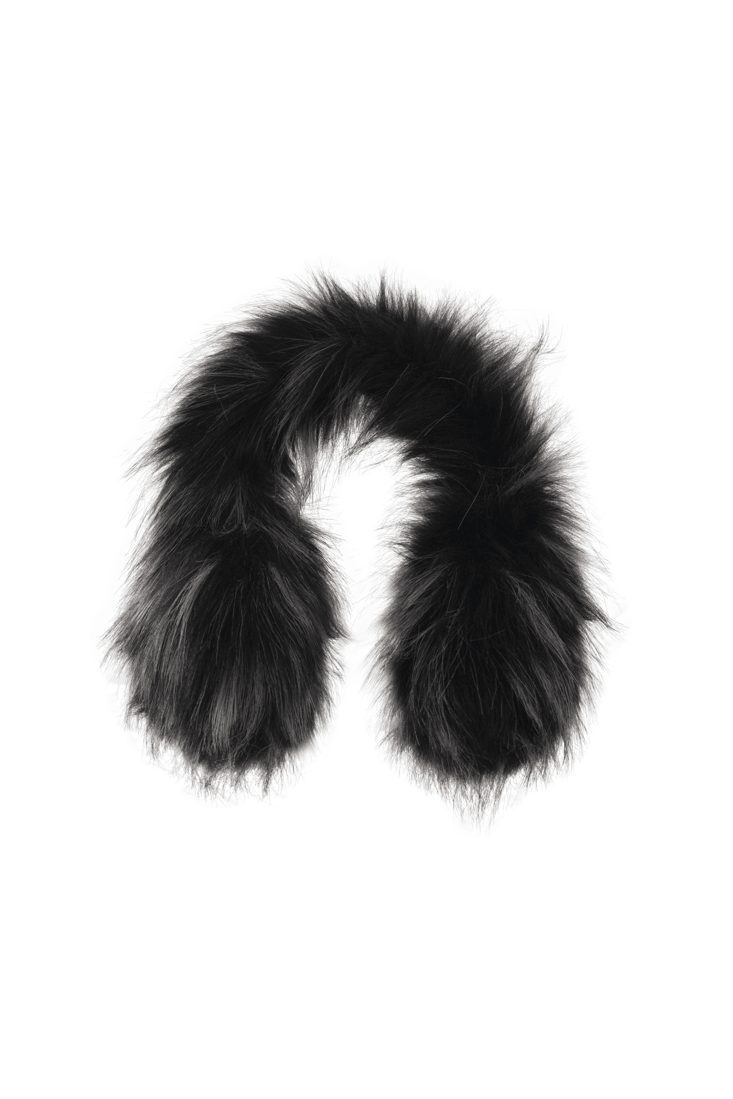 FURRY MUFF BLACK