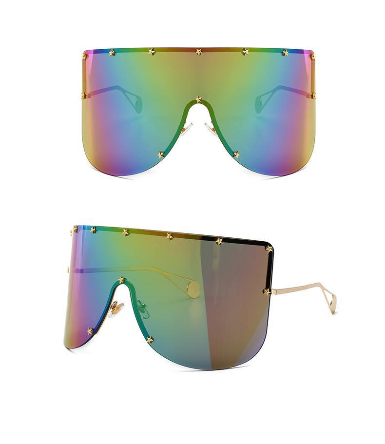 Marigold Shadows accessories Elaiza Oversized Sunglasses - Rainbow