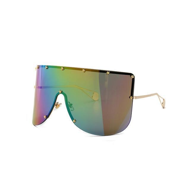 Marigold Shadows accessories Elaiza Oversized Sunglasses - Rainbow