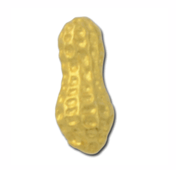 Marigold Shadows accessories Tiny Gold Peanut Pin