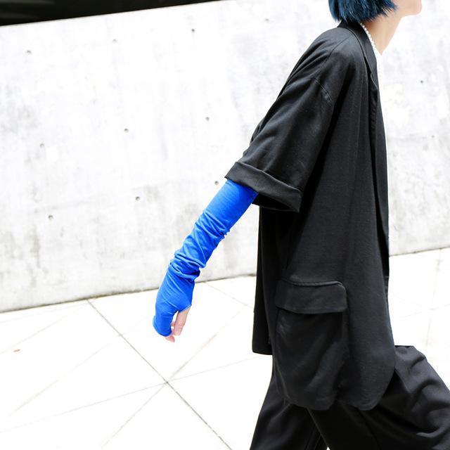 Marigold Shadows accessories Zuriel Fingerless Gloves - Multicolor Cloth