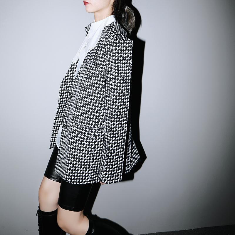 Marigold Shadows coats Mikazuki Houndstooth Blazer