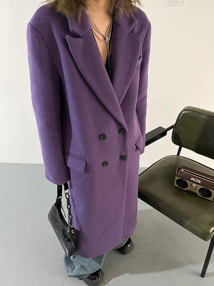 Marigold Shadows Coats Pera Purple Parka