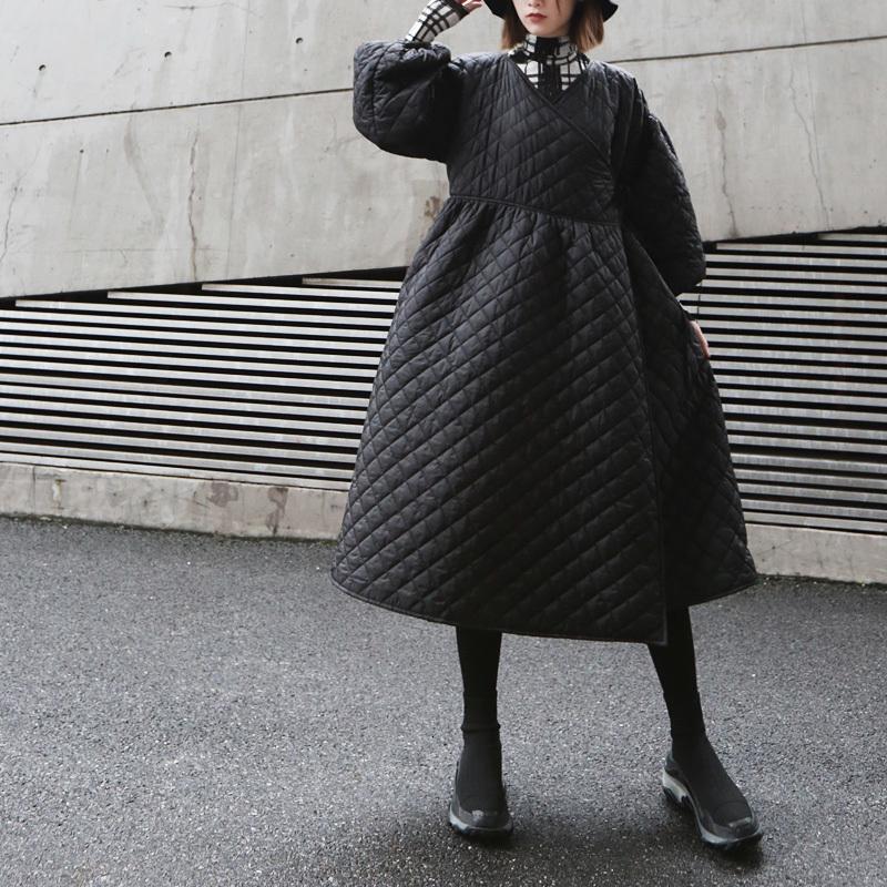 Marigold Shadows coats Sayaka Quilted Lantern Sleeve Coat