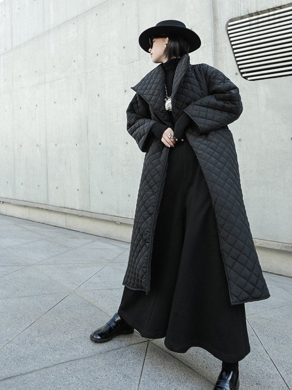 Marigold Shadows coats Terumi Oversized Cotton Padded Coat