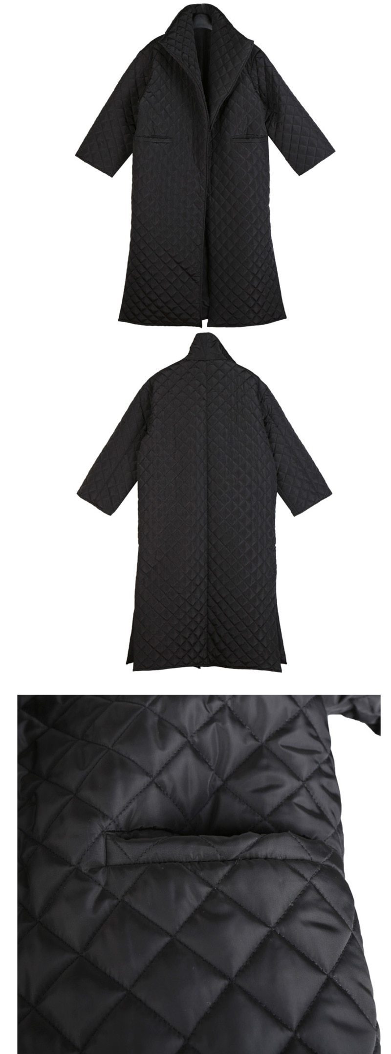 Marigold Shadows coats Terumi Oversized Cotton Padded Coat