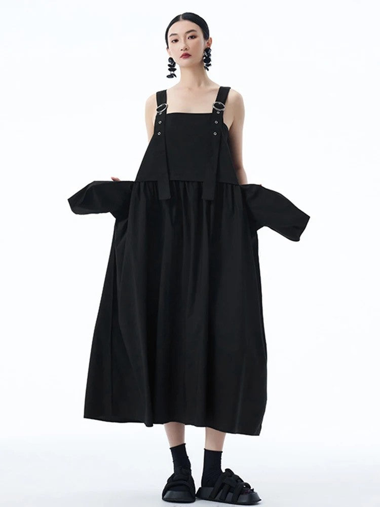 Marigold Shadows Dresses *** Canter Overall Pocket Dress