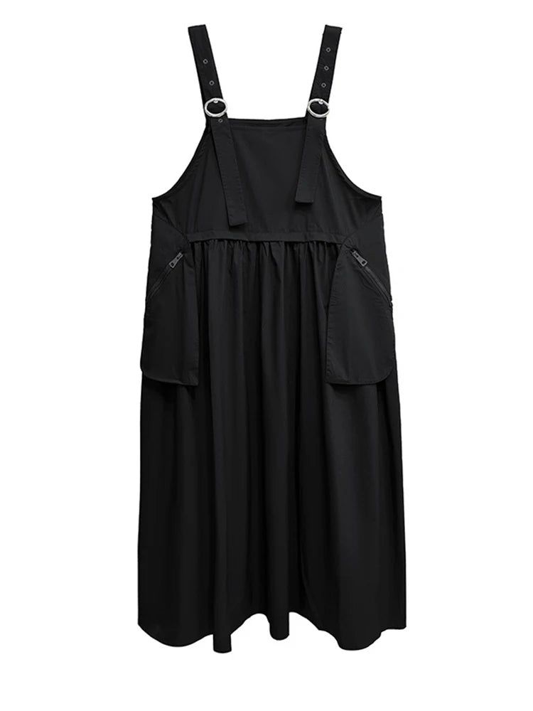 Marigold Shadows Dresses *** Canter Overall Pocket Dress