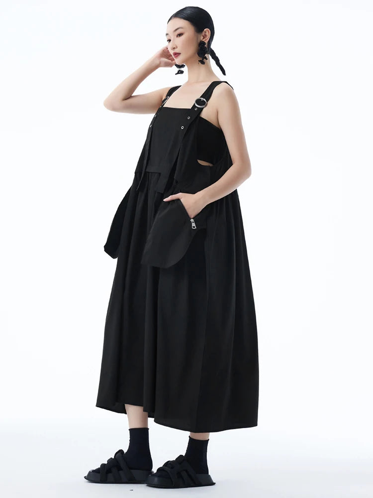 Marigold Shadows Dresses *** Canter Overall Pocket Dress