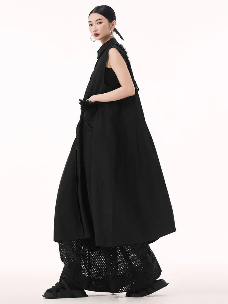 Marigold Shadows Dresses ** Jazzie Tulle Trim Tank Dress