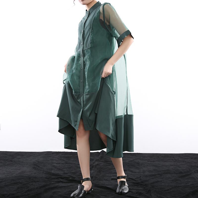 Marigold Shadows dresses Koharu Irregular Shirt Dress