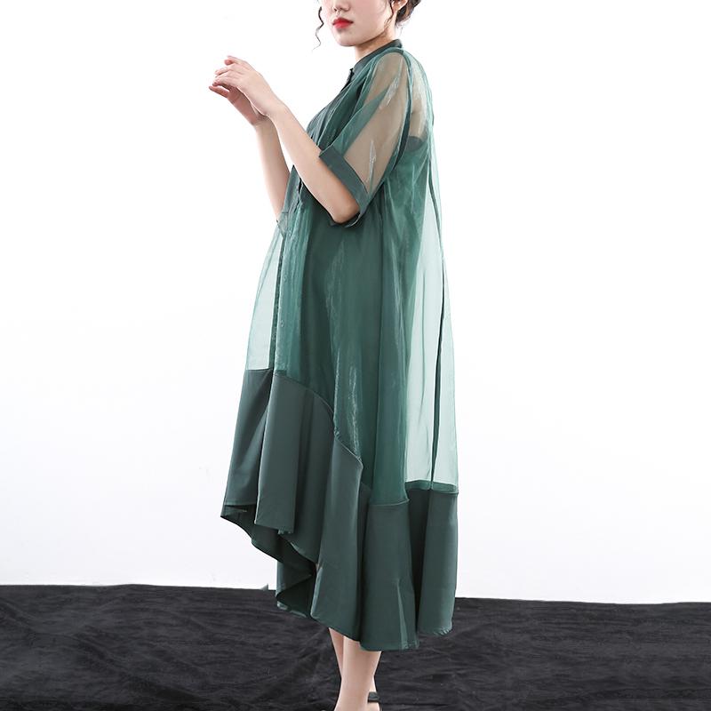 Marigold Shadows dresses Koharu Irregular Shirt Dress