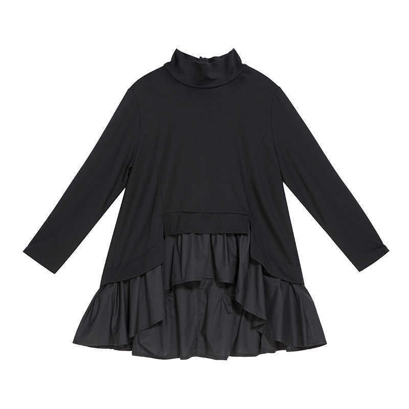 Black store ruffle sweatshirt