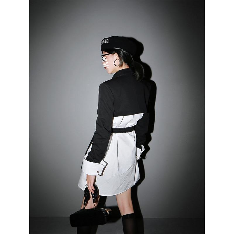 Marigold Shadows jackets Kaida Cross Split Long Sleeve Jacket