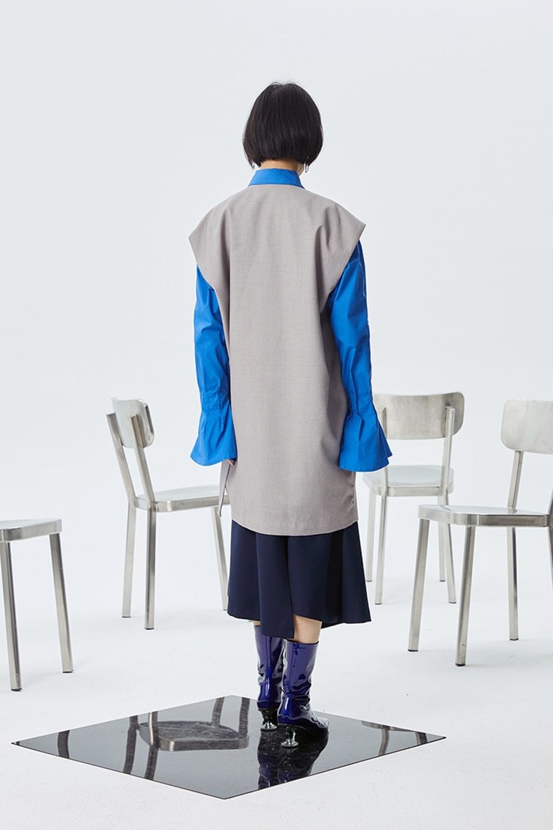 Marigold Shadows jackets Nobuko Long Oversized Vest