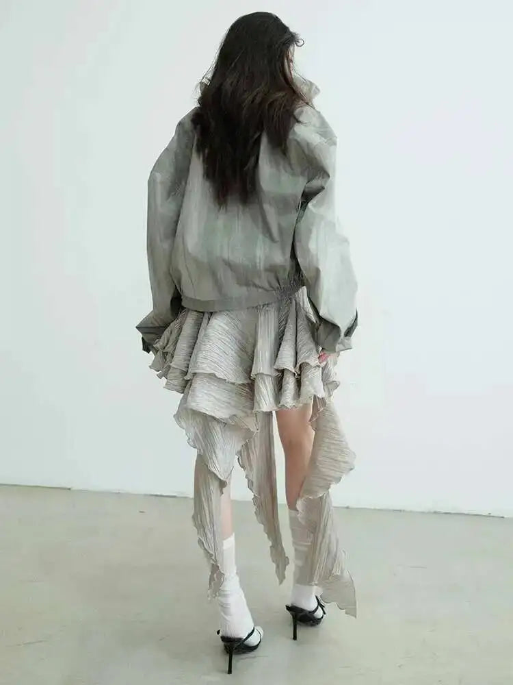 Marigold Shadows Jackets *** Rankie High Collar Jacket