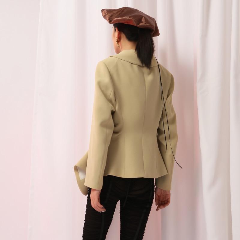 Marigold Shadows jackets Sahara Long Sleeve Irregular Jacket