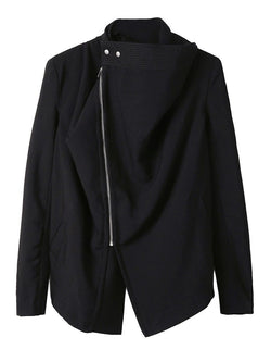 Marigold Shadows Jackets Sumire Long Sleeve Zipper Split Jacket