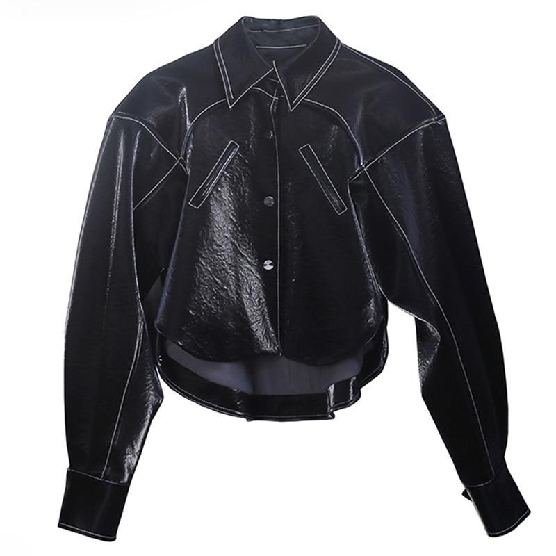Marigold Shadows jackets Taney Vegan Leather Jacket