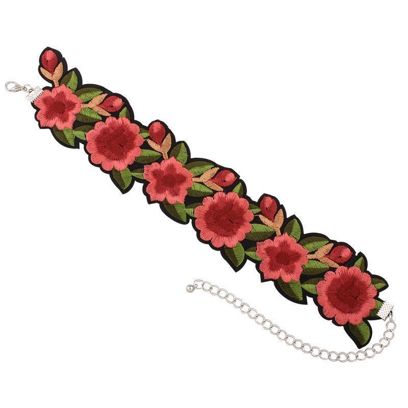 Marigold Shadows jewelry Djuna Floral Choker