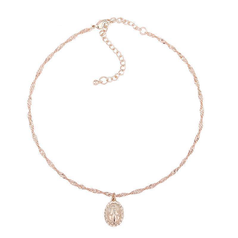 Marigold Shadows jewelry Enos Saint Necklace - Gold