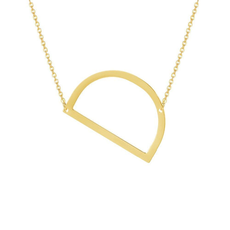 Marigold Shadows jewelry Kou Custom Letter Initial Pendant Necklace