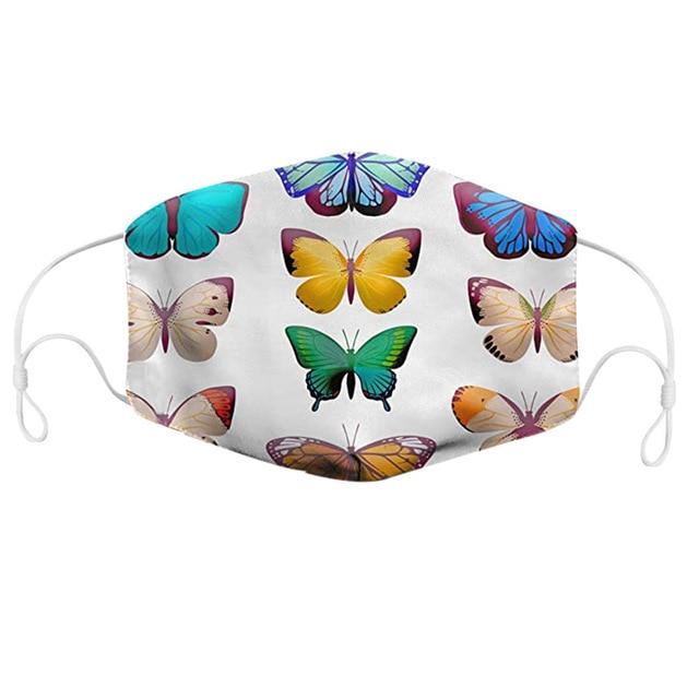 Marigold Shadows Masks Kiaria Face Mask - All The Butterflies