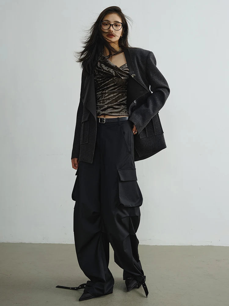 Marigold Shadows Pants Barcha Buckle Cargo Pants