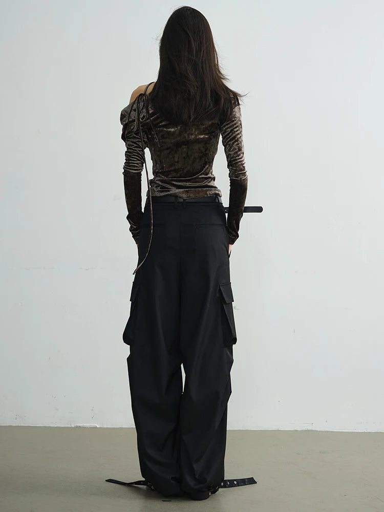 Marigold Shadows Pants Barcha Buckle Cargo Pants