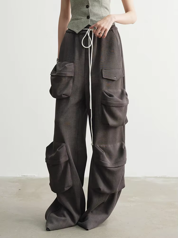 Marigold Shadows Pants Rachula Drawstring Cargo Pants