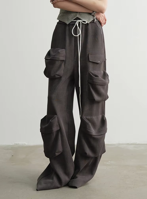 Marigold Shadows Pants Rachula Drawstring Cargo Pants