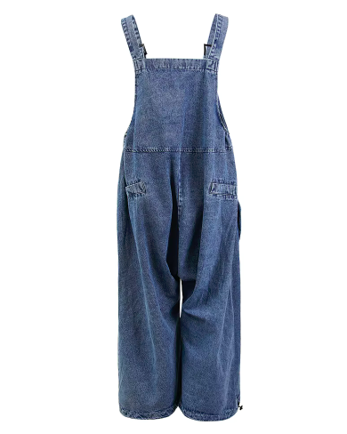 Marigold Shadows pants Rie High Waisted Pocket Denim Overalls