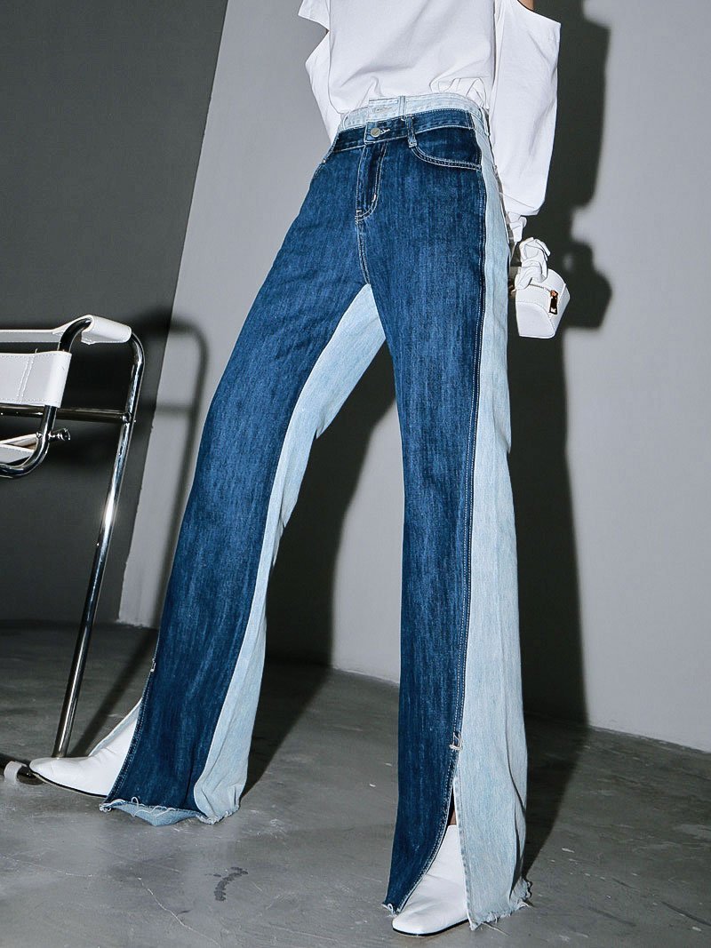 Men's Loose Jeans In Marbled Denim by Marni | Coltorti Boutique